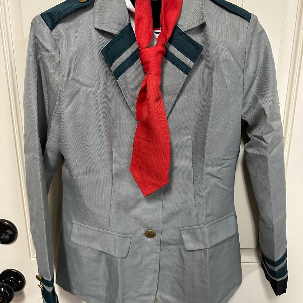 Cosplay Costume Outfit Tsuyu Asui School Uniform